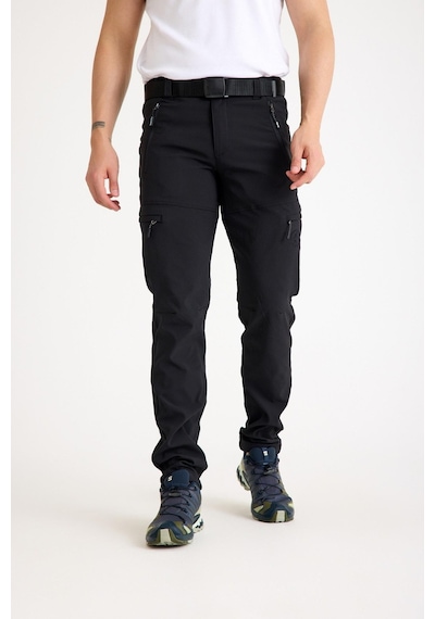 Q&steinbock Afythos Erkek Outdoor Pantolon-polarlı-31312 Siyah