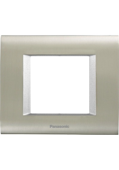 Viko Panasonic Thea 2m Sistema Inox Matt+metalik Beyaz Çerçeve - Wvtf18405ıb-tr