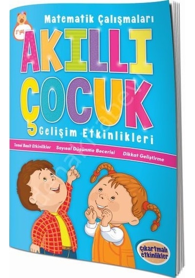 Akıllı Çocuk Matematik Çalışmaları Gelişim Etkinlikleri 3+Yaş - Ema Çocuk