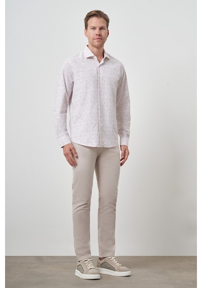 Morven Erkek Kiremit Trend Dynamic Fit İtalyan Yaka Gömlek 25ms004022460 Kiremit Kiremit