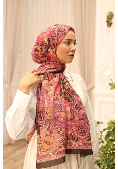 Silk Home Nariya Şal 90001-39 Kavun İçi