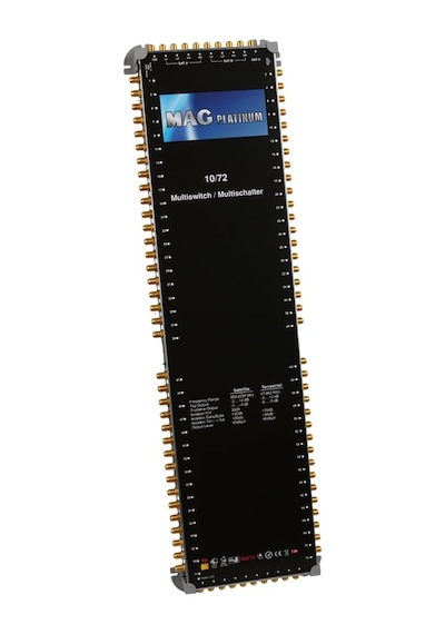 Mag Platinum Mp 10/72 Multiswitch - 10 Giriş 72 Çıkışlı Merkezi Uydu Santrali Hybrid 4k Ve 3d Destekli