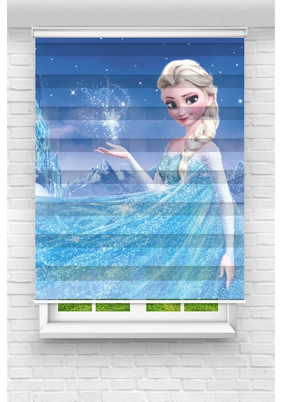 Perdecizade Enxboy Mavi Elsa Dijital Baskılı Zebra Perde-cocuk Odası-stor Perde Tyccb5f8045a6b28bfc9f0500 Renkli