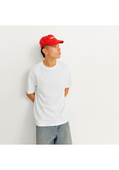 Jack & Jones Frederiksberg Erkek Beyaz Tişört 12262494-bw Beyaz