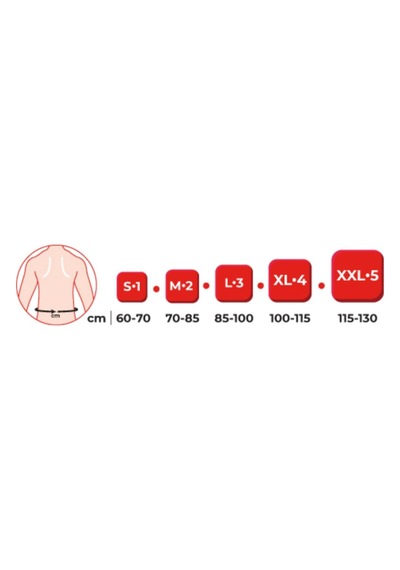 Unisex Bej Elastik Dorso Lomber Korse Çok Renkli