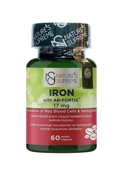 Nature's Supreme Iron 17 Mg 60 Kapsül