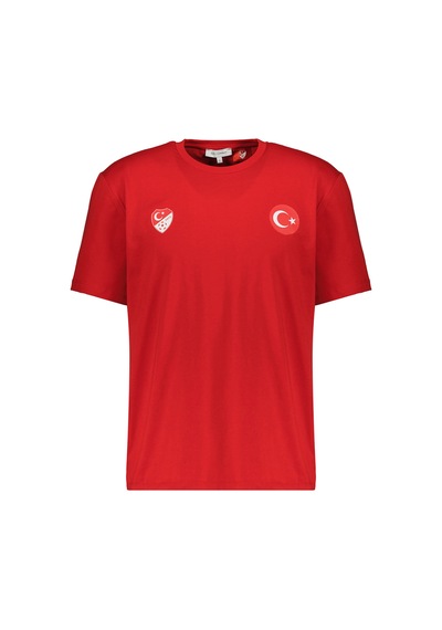 First Company Erkek Milli Takım Tişört 2610101077 Kırmızı