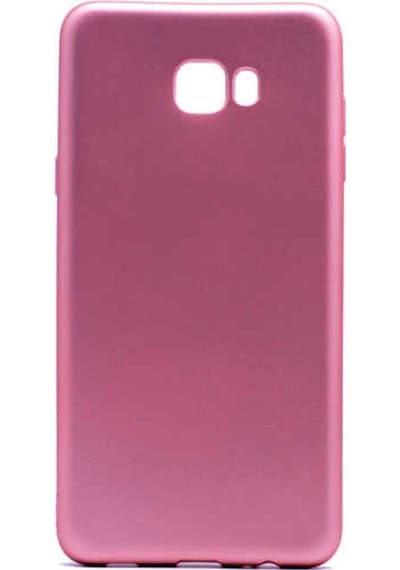 Samsung Uyumlu Galaxy C7 Pro Kılıf Zore Premier Silikon Kapak Rose Gold