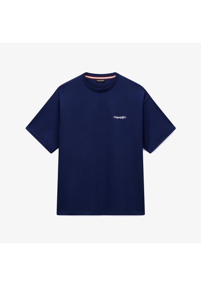 Napapijri S-fluorite Erkek Lacivert T-shirt Np0a4g2fb2q1