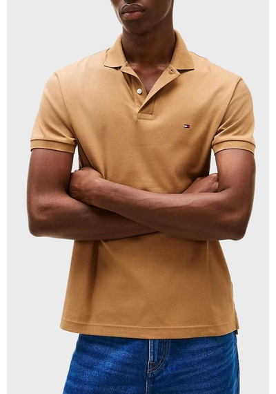 Tommy Hilfiger Erkek Polo Yaka T Shirt Mw0mw39994 Gwa Kahve Kahverengi