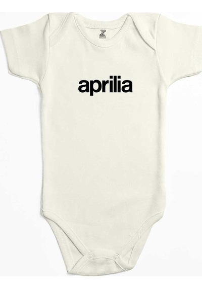 Zepplin Giyim Aprilia Text Logo Pembe Bebek Body Zıbın