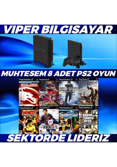 Muhteşem 8 Adet Ps2 Oyun Açıklamayı Okuyunuz