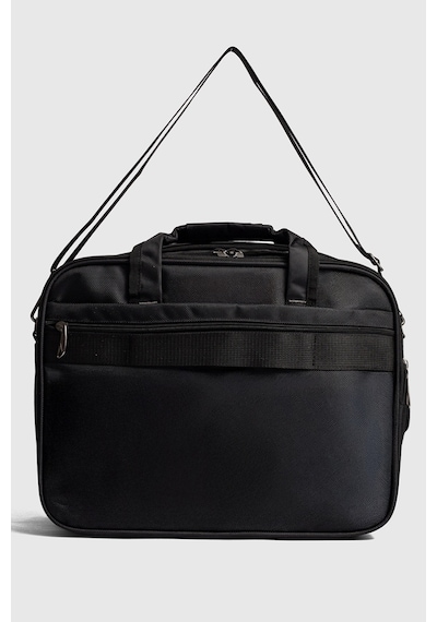 Strong Bag 15.6" İnç Körüklü Evrak Bilgisayar Notebook Laptop Çantası Kse02 Siyah Siyah