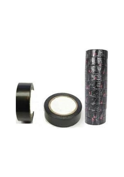 Pvc Elektirik Izalasyon Bandı 5 Adet Siyah 0,13 Mm X 18 Mm X 3 Yds