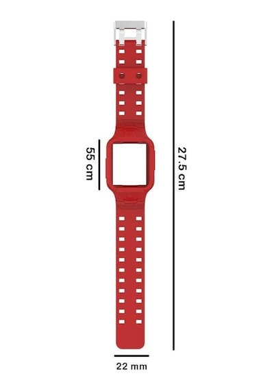 Koodmax -  Apple Uyumlu  Watch  Spor Kordon Kayış 1 2 3 4 5 6 7 8 Se Kasa Koruma 38mm 40mm 41mm