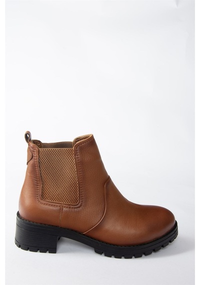 Fox Shoes Taba Hakiki Deri Kadın Bot N555053903 Taba