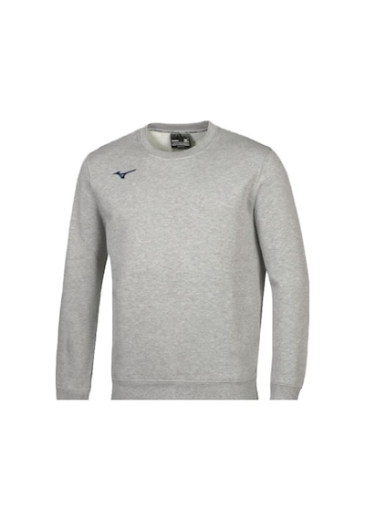 Mizuno Terry Crew Erkek Sweatshirt Gri