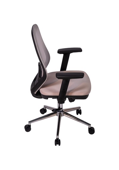 Ofisbazaar Dali Fileli Çalışma Koltuğu Ergonomik Şef Ve Toplantı Koltuğu Gri Gri