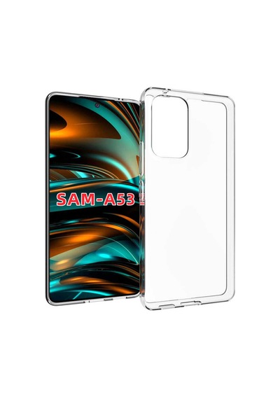 Zore Galaxy Uyumlu A73 Kılıf Süper Silikon Kapak - Renksiz Renksiz