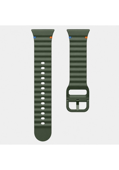 Huawei Watch Fit 5 Pro İle Uyumlu Dalga Desenli Tokalı Yumuşak Soft Silikon Kordon