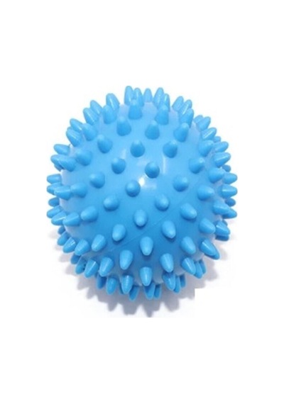 Sert Dikenli Masaj Ve Duyu Topu 7.5 Cm Mavi Karışık