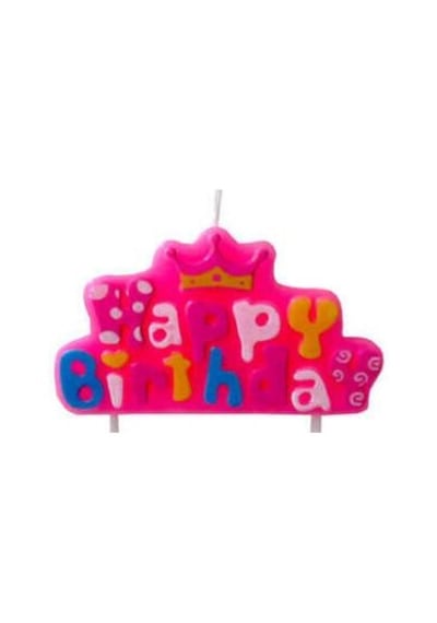 Mum Happy Bırthday Rengarenk Pembe 1 Paket