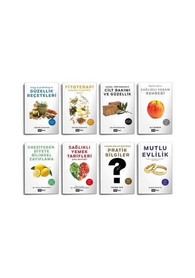 Mutlu Yaşam Seti 8 Kitap Takım - Gülten Şenşafak 3990000063903