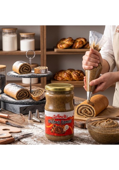 Katkısız Doğal Sarı Haşhaş Ezmesi 600 Gr Geleneksel Ve Yoğun Lezzet