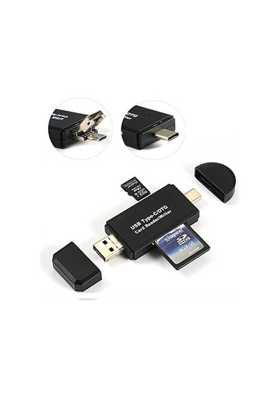 Micro Sd Otg/usb Çoklu Kart Okuyucu Telefon Ve Bilgisayar Uyumlu