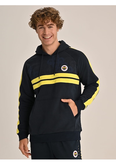 Fenerbahçe Erkek Trıbun Sarı Lacivert Sweat Fb Laci Yeni