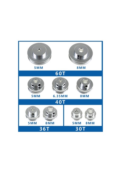 Gt2 Zamanlama Kasnağı 30 Diş 10Mm Kemer 10Mm X 1 Adet