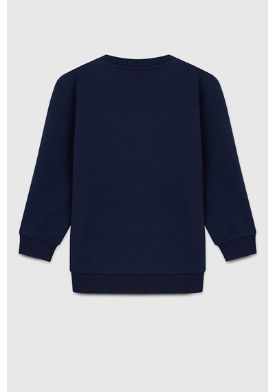 United Colors Of Benetton Erkek Çocuk Sweat Bnt-b23342 Lacivert