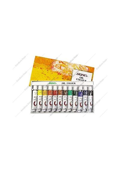 12 Ml 12 Renk Yağlı Boya 0,15 L