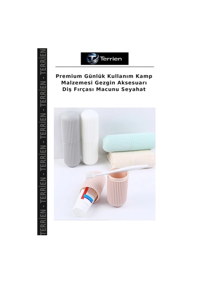 Premium Günlük Kullanım Kamp Malzemesi Gezgin Aksesuarı Diş Fırçası Macunu Seyahat