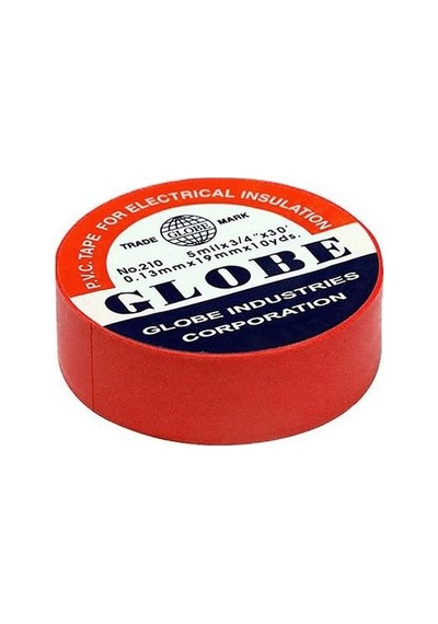 Globe Kırmızı Izole Bant 10 Adet