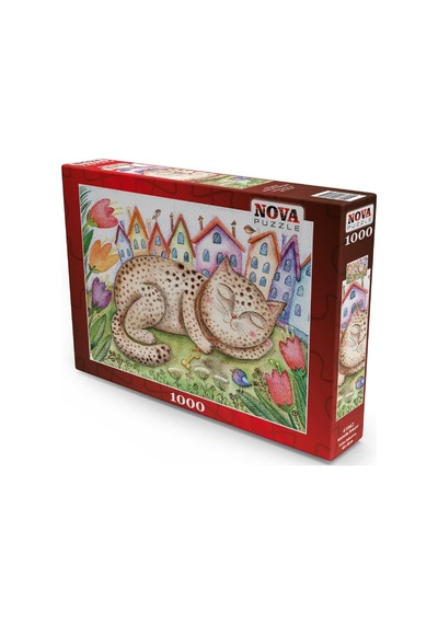Nova Puzzle 1000 Parça Mahalle Bekçisi - Sofya Saburova