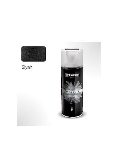 Polisan Metalik Sprey Boya 400 ML. Metalik Siyah