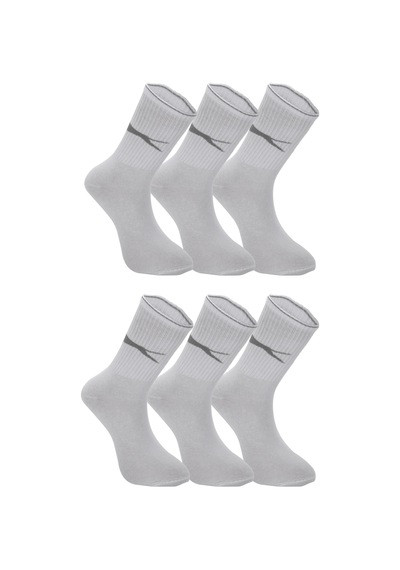 Slazenger Jago 6 Lı Set Erkek Beyaz Çorap Beyaz