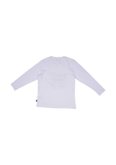 No Fear Erkek Çocuk Uzun Kollu Tshirt Kaykay Baskılı BEYAZ