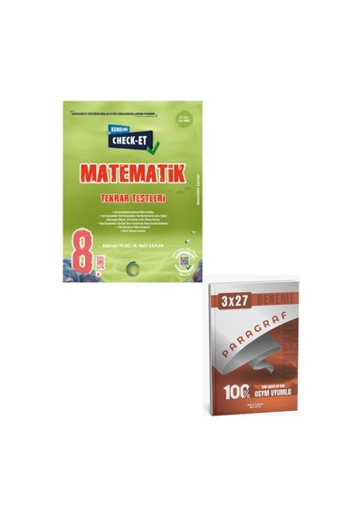 Okyanus 2027 8. Sınıf Kendini Check - Et Matematik Tekrar Testleri +anla Kazan Paragraf