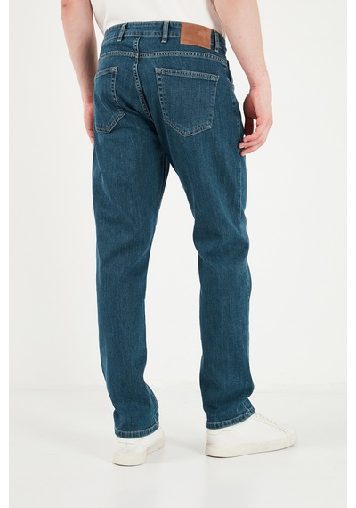 Buratti Pamuklu Comfort Fit Normal Bel Jeans Erkek Kot Pantolon 4400c52texas Yeşil-mavi