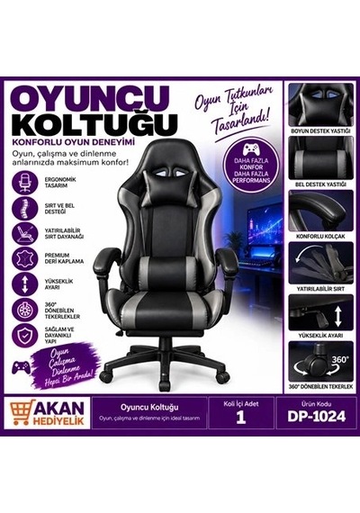 Özel Üretim Ergonomik Konforlu Çalışma Ofis Destekli Oyuncu Koltuğu Gaming Koltuğu Diğer