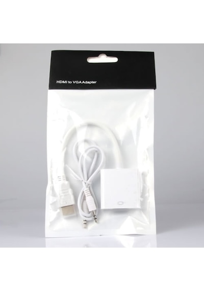 Hdmi To Vga Kablo Çevirici Dönüştürücü Ses Destekli Hdmı (510108417)