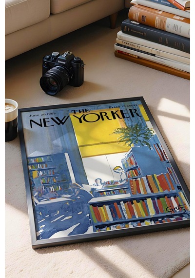The New Yorker Çerçeveli Tablo June 29 1968