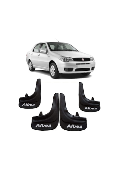Fiat Albea Hb-sedan Albea Yazılı 4'lü Tozluk Çamurluk Paçalık