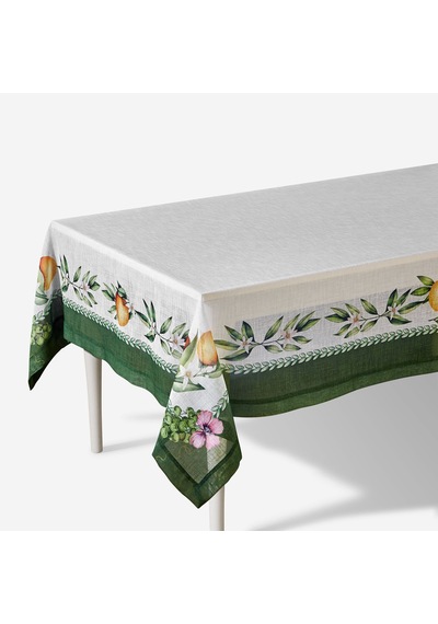 Yeşil Polyester Masa Örtüsü 160x240 Cm
