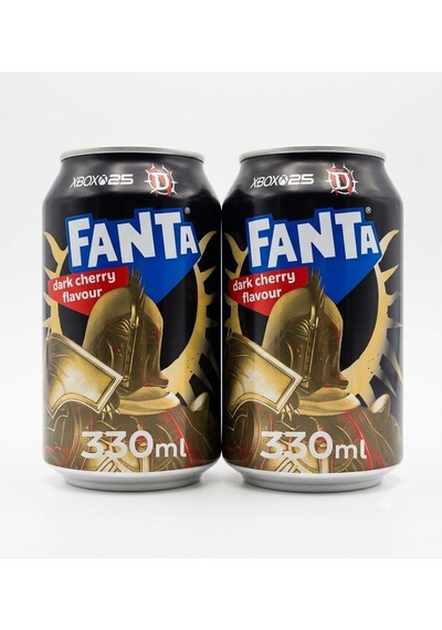 Fanta Dark Cherry Flavour - Elma Ve Kiraz Aromalı Gazlı İçecek 330 Ml 2 Adet