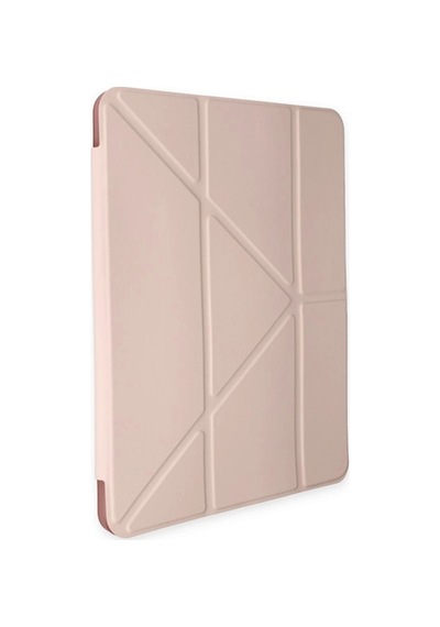 Galaxy T870 Tab S7 11 Kılıf Kalemlikli Mars Tablet Kılıfı - Rose Gold