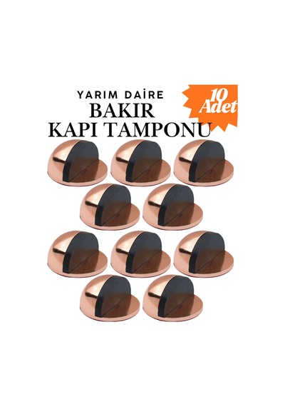 10 Adet Bakır Yarım Daire Yapışkanlı Kapı Tamponu Kapı Stoperi Metal Kapı Stopu Durdurucu 10 Adet Bakır Yarım Daire Yapışkanlı Kapı Tamponu Kapı Stoperi Metal Kapı Stopu Durdurucu