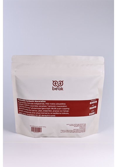 Colombia Carbonic Maceration Natural Çekirdek Kahve 250 Gr , %100 Arabica Çekirdek Kahve